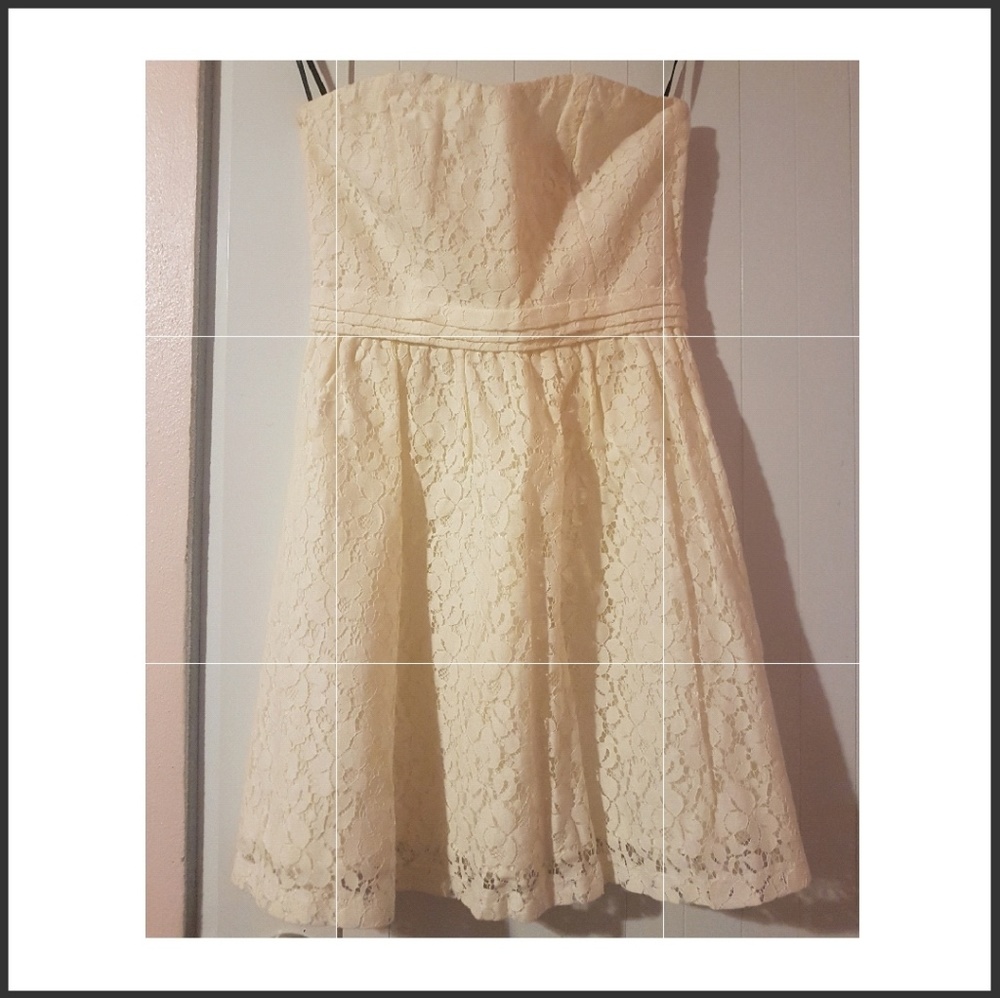 Strapless dress